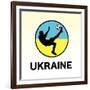 Ukraine Soccer-null-Framed Giclee Print