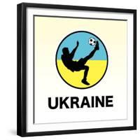 Ukraine Soccer-null-Framed Giclee Print