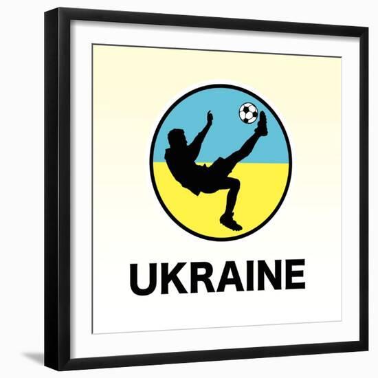 Ukraine Soccer-null-Framed Giclee Print