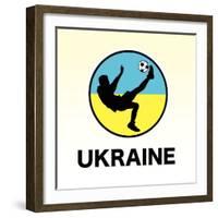 Ukraine Soccer-null-Framed Giclee Print