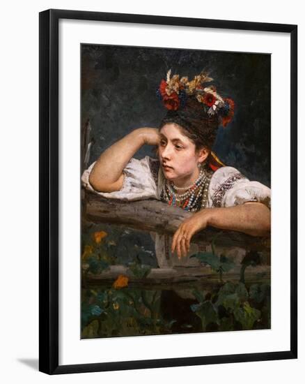 Ukrainian, 1875 (Oil on Canvas)-Ilya Efimovich Repin-Framed Giclee Print