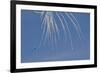 Ukrainian Air Force Su-27 Flanker Releasing Countermeasures-null-Framed Photographic Print