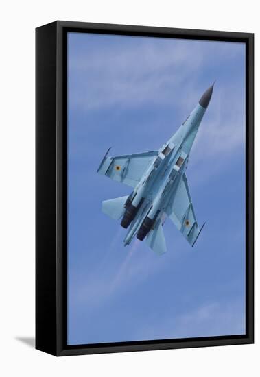 Ukrainian Air Force Su-27 Flanker-null-Framed Stretched Canvas