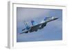 Ukrainian Air Force Su-27 Flanker-null-Framed Photographic Print