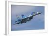 Ukrainian Air Force Su-27 Flanker-null-Framed Photographic Print