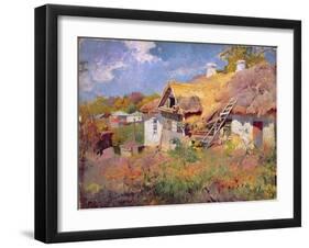 Ukrainian Cottages, 1906-Petr Levchenko-Framed Giclee Print