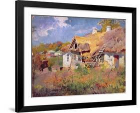 Ukrainian Cottages, 1906-Petr Levchenko-Framed Giclee Print