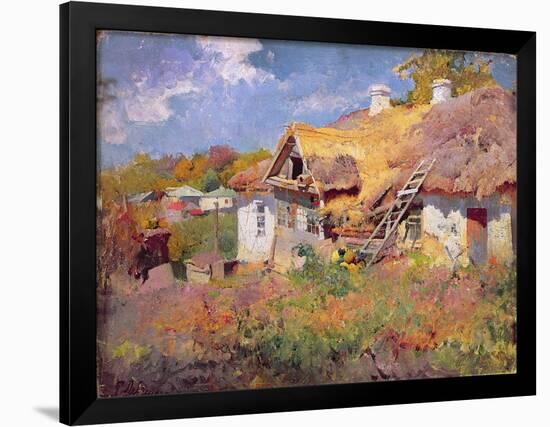 Ukrainian Cottages, 1906-Petr Levchenko-Framed Giclee Print