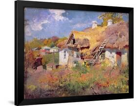 Ukrainian Cottages, 1906-Petr Levchenko-Framed Giclee Print