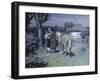 Ukrainische Nacht. 1905-Nikolai Korniliew Pimonenko-Framed Giclee Print