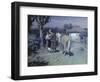 Ukrainische Nacht. 1905-Nikolai Korniliew Pimonenko-Framed Giclee Print