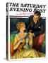 "Ukulele Baby," Saturday Evening Post Cover, November 19, 1927-Bradshaw Crandall-Stretched Canvas