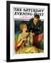 "Ukulele Baby," Saturday Evening Post Cover, November 19, 1927-Bradshaw Crandall-Framed Giclee Print