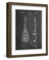 Ukulele Patent-Cole Borders-Framed Art Print