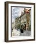 Ulice K Mostu, Mala Strana, Prague, Illustration from Stara Praha-Vaclav Jansa-Framed Giclee Print