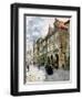 Ulice K Mostu, Mala Strana, Prague, Illustration from Stara Praha-Vaclav Jansa-Framed Giclee Print