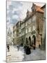 Ulice K Mostu, Mala Strana, Prague, Illustration from Stara Praha-Vaclav Jansa-Mounted Giclee Print