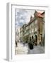 Ulice K Mostu, Mala Strana, Prague, Illustration from Stara Praha-Vaclav Jansa-Framed Giclee Print