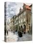 Ulice K Mostu, Mala Strana, Prague, Illustration from Stara Praha-Vaclav Jansa-Stretched Canvas