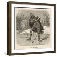 Uller the Bowman, God of Winter and Archery-null-Framed Art Print