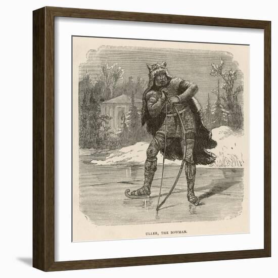 Uller the Bowman, God of Winter and Archery-null-Framed Art Print