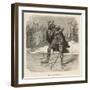 Uller the Bowman, God of Winter and Archery-null-Framed Art Print