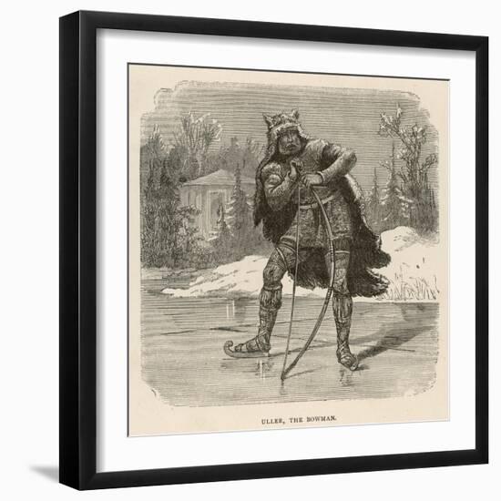 Uller the Bowman, God of Winter and Archery-null-Framed Art Print