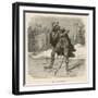 Uller the Bowman, God of Winter and Archery-null-Framed Art Print