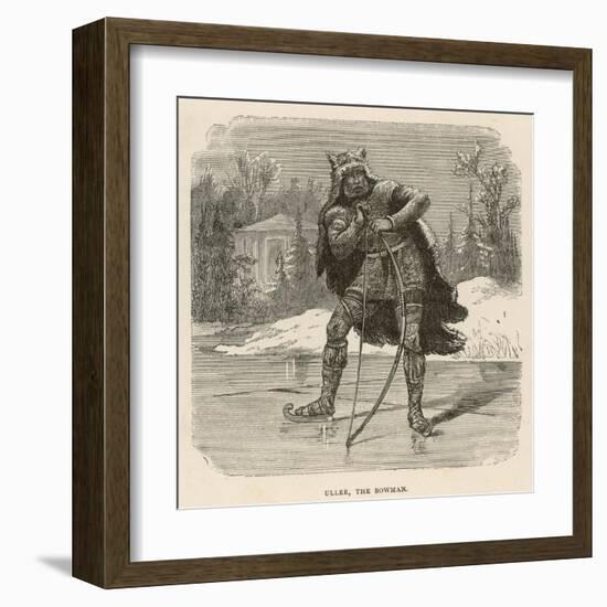 Uller the Bowman, God of Winter and Archery-null-Framed Art Print