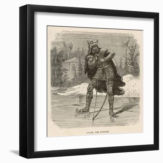 Uller the Bowman, God of Winter and Archery-null-Framed Art Print