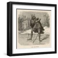 Uller the Bowman, God of Winter and Archery-null-Framed Art Print