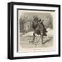 Uller the Bowman, God of Winter and Archery-null-Framed Art Print