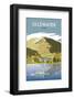 Ullswater - Dave Thompson Contemporary Travel Print-Dave Thompson-Framed Giclee Print