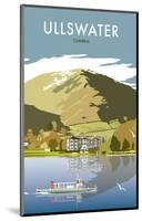 Ullswater - Dave Thompson Contemporary Travel Print-Dave Thompson-Mounted Giclee Print