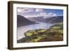 Ullswater from Gowbarrow Fell, Lake District National Park, Cumbria, England. Autumn-Adam Burton-Framed Photographic Print