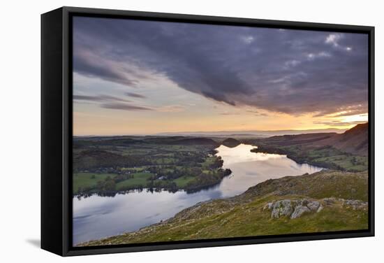 Ullswater in the Lake District National Park, Cumbria, England, United Kingdom, Europe-Julian Elliott-Framed Stretched Canvas