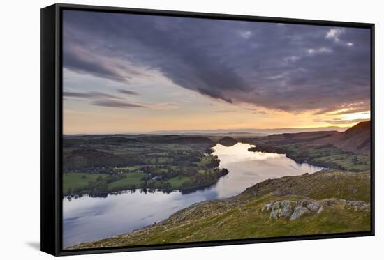 Ullswater in the Lake District National Park, Cumbria, England, United Kingdom, Europe-Julian Elliott-Framed Stretched Canvas