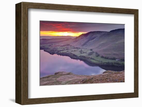 Ullswater in the Lake District National Park, Cumbria, England, United Kingdom, Europe-Julian Elliott-Framed Photographic Print