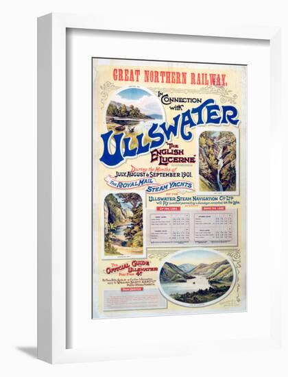 Ullswater Information-null-Framed Art Print