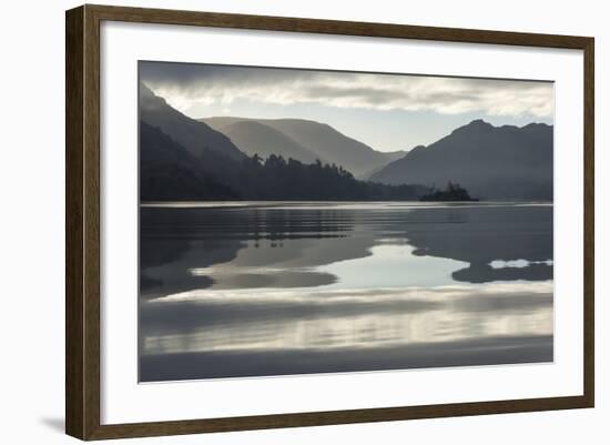 Ullswater, Little Island in November, Lake District National Park, Cumbria, England, UK-James Emmerson-Framed Photographic Print