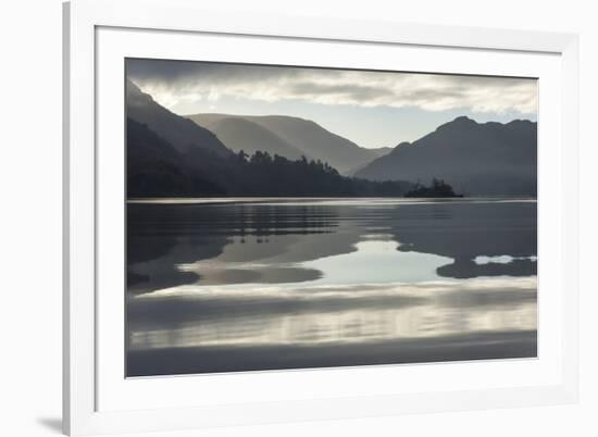 Ullswater, Little Island in November, Lake District National Park, Cumbria, England, UK-James Emmerson-Framed Photographic Print