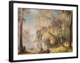 Ullswater, Silver and Gold, 1917-Sir David Murray-Framed Giclee Print