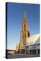 Ulm Minster (Muenster) and Stadthaus Gallery, Ulm, Baden Wurttemberg, Germany, Europe-Markus Lange-Stretched Canvas