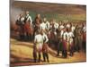 Ulm, October 20, 1805, Austrian General Karl Mack and His Staff Surrendering to Napoleon-Charles Thevenin-Mounted Giclee Print