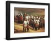 Ulm, October 20, 1805, Austrian General Karl Mack and His Staff Surrendering to Napoleon-Charles Thevenin-Framed Giclee Print