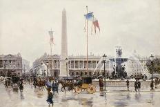 La Place De L'Opera, Paris-Ulpiano Checa Y Sanz-Giclee Print