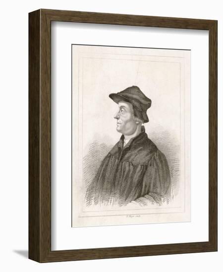 Ulrich Zwingli Swiss Religious Reformer-Henri Meyer-Framed Art Print