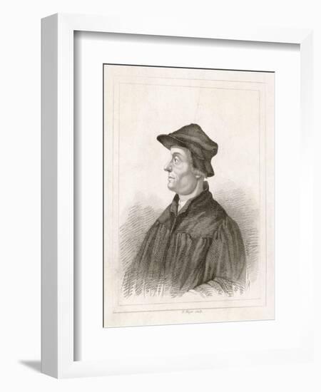 Ulrich Zwingli Swiss Religious Reformer-Henri Meyer-Framed Art Print