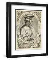 Ulrich Zwingli Swiss Religious Reformer-Theodor de Bry-Framed Art Print