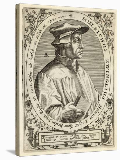 Ulrich Zwingli Swiss Religious Reformer-Theodor de Bry-Stretched Canvas